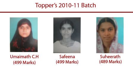Topper's 2010-11 Batch